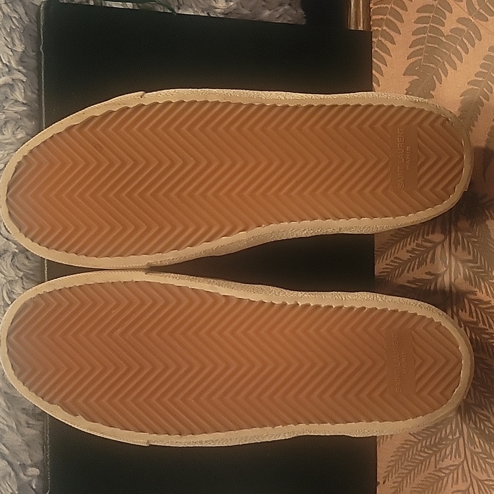 SAINT LAURENT mens pony hair slip on shoes - Picture 3 of 7